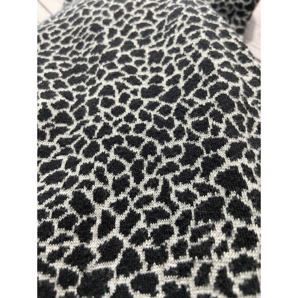 Talbots Sweater Womens M Animal Print 3/4 Sleeves Scoop Neck Cotton Blend - Picture 9 of 12